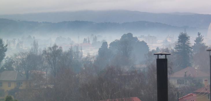 Osorno es la segunda ciudad más contaminada de Sudamérica